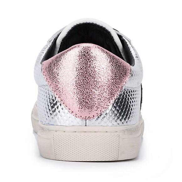 Vintage Havana Aimee Chrome Slip On Sneakers Size 7.5 NIB - Picture 3 of 16